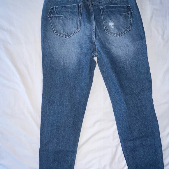 Navy blue boyfriend jeans - Picture 3 of 6